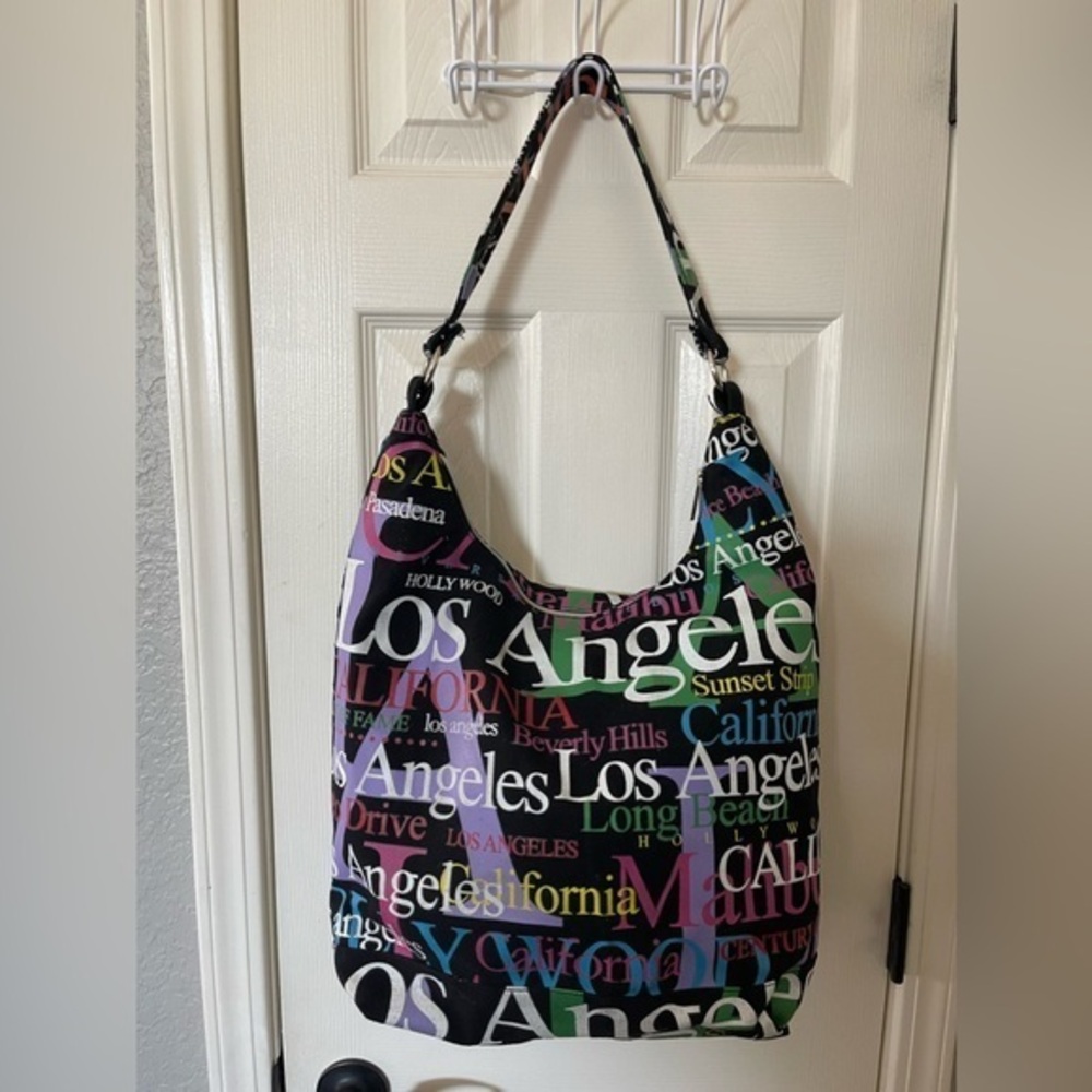 Jay Joshua Multi-Color Los Angeles Tote Bag NWOT